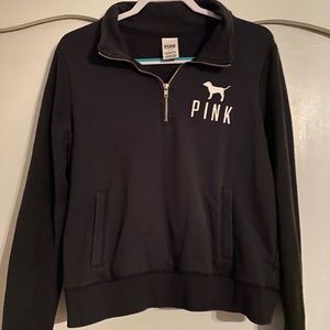 Pink 3/4 zip pullover